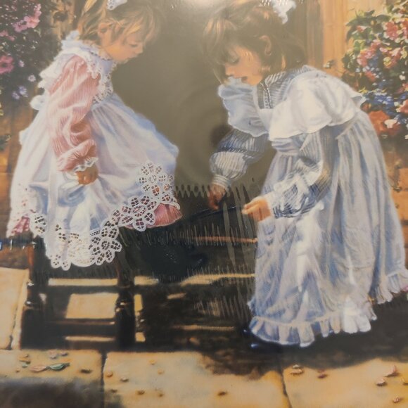"A Sister's Touch" Lithograph Sandra Kuck Original Print - Picture 3 of 9